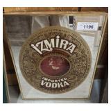 IZMIRA VODKA MIRRORED ADVERT