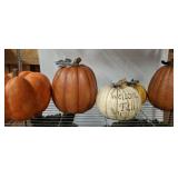 ASSORTED FALL DCOR PUMPKINS