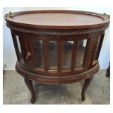 OVAL TRAY TOP VICTORIAN STYLE CURIO