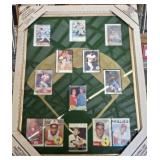 STARS CARD FRAMED MLB 24IN