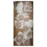 GROUP ROSE GOLD COLORED CLEAR STONE NECKLACES