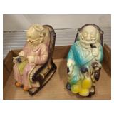 VINTAGE PLASTIC COIN BANKS