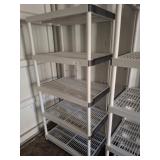 PLASTIC SHELVING UNIT 36X24X72