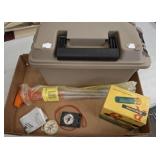 16 GA SHOT SHELLS, AMMO BOX, SHOTGUN CLEANING RODS