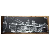 NEW YORK NIGHT PRINT 46X16