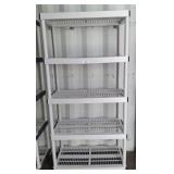 KETER PLASTIC SHELVING UNIT 18X36X72