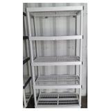 KETER PLASTIC SHELVING UNIT 18X36X72
