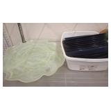 PLATTER AND DECORATIVE PLATES