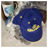 HATS, MUGS, ELECTRICAL CORDS