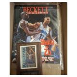 SHAQ COLLECTOR CARD, BECKETT MAGAZINE
