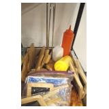 GROUP OF WOODEN PARTY DCOR,