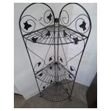 3 TIER METAL CORNER SHELF