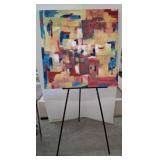 ACRYLIC ON CANVAS WITH EASLE