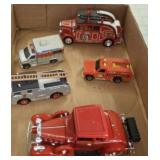 LLEDO AND MATCHBOX MINIATURE FIRETRUCKS