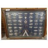NAUTICAL KNOT FRAMED 32X24