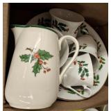 CHRISTMAS BOWLS, CUPS