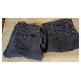 RURAL KING JEANS, WRANGLER JEANS 38X34, 38X32
