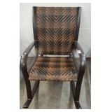 RESIN WICKER OUTDOOR ROCKING CHAIR