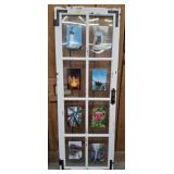 FRAMED PHOTO WINDOW SASH DECOR 17X48