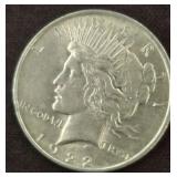 1922 PEACE SILVER DOLLAR