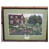 FRAMED AND MATTED LANDSCAPE PRINT C REESE 25X19