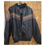 XR JEANS LARGE LEATHER STYLE JACKET