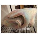PLUSH RAINBOW AREA RUG