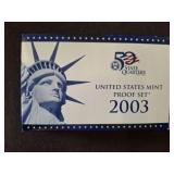 2003 MINT PROOF SET WITH QUARTERS