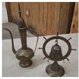 BRASS DCOR, COFFEE, BELL, MISC