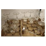 GROUP OF SILVER OVERLAY STEMWARE