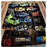 TRAY OF MONSTER TRUCKS