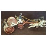 VINTAGE CAST IRON FIRE WAGON