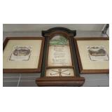 3 GOLF THEMED WALL DECOR