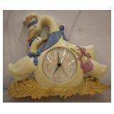 NEW HAVEN QUARTZ GOOSE CLOCK