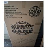 AUTHENTIC CORN HOLE GAME WOOD IN BOX