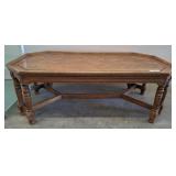 PARQUET TOP COFFEE TABLE