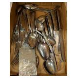 ROGERS & SON SILVERPLATE FLATWARE,