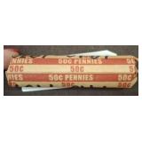 ROLL OF WHEAT PENNIES