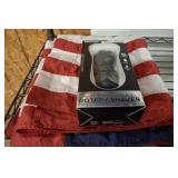 ROTARY SHAVER AND AMERICAN FLAG