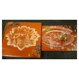 MIKASA CHRISTMAS PLATTERS