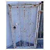 WROUGHT IRON LOCKING GATE 30X50