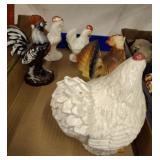 FITZ AND FLOYD CHICKEN SUGAR DISH,