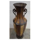 METAL DECOR TALL VASE