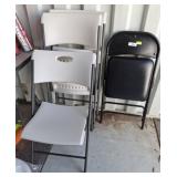 GROUP OF ASSORTED FOLDING CHAIRS