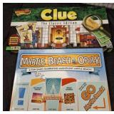 MYRTLE BEACH OPOLY, CLUE
