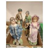 6 PORCELAIN FIGURINES