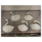 PLASTIC GOOSE KITCHEN DECOR