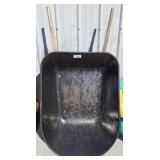 BLUE HAWK STEEL TUB WHEEL BARROW