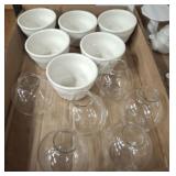 CERAMIC ARTS, GLASS DCOR BUD VASES