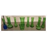 ASSORTED DEPRESSION STYLE VASES